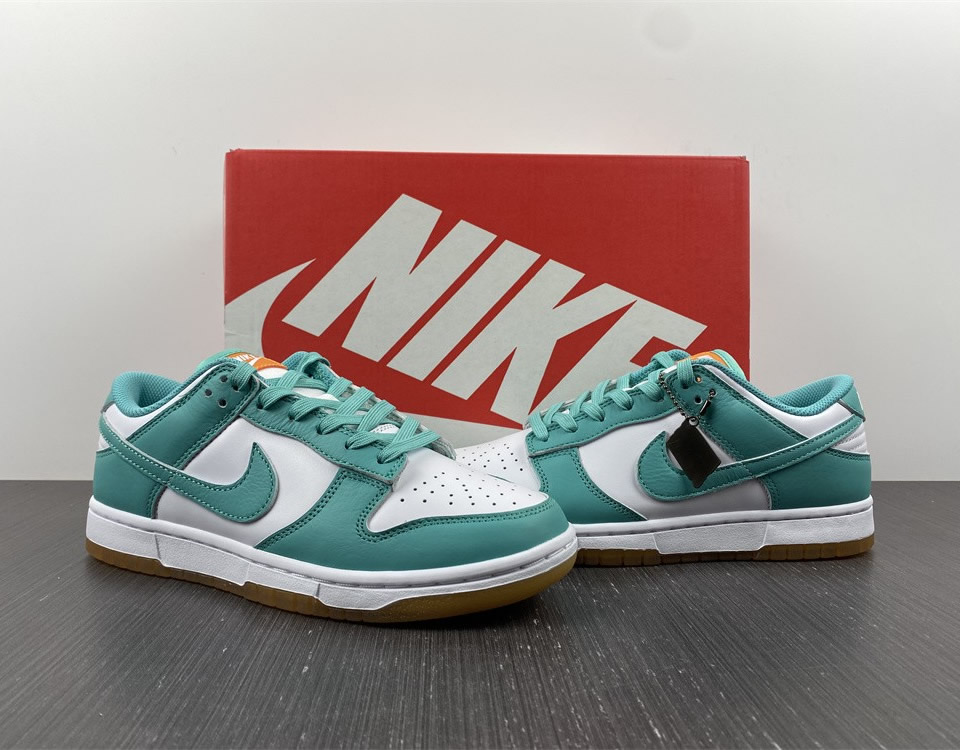 Nike Dunk Low Miami Dolphins Wmns Dv2190 100 12 - www.kickbulk.co