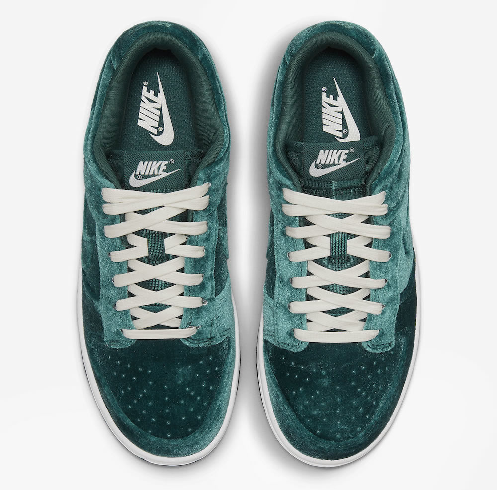 Nike Dunk Low Green Velvet Wmns Dz5224 300 2 - www.kickbulk.co