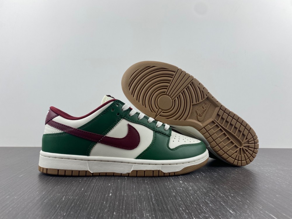 Nike Dunk Low Gorge Green Team Red Fb7160 161 10 - www.kickbulk.co