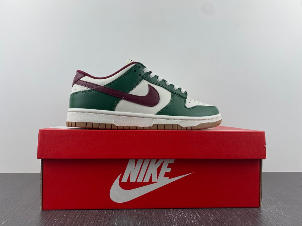 Nike Dunk Low Gorge Green Team Red Fb7160 161 15 - www.kickbulk.co