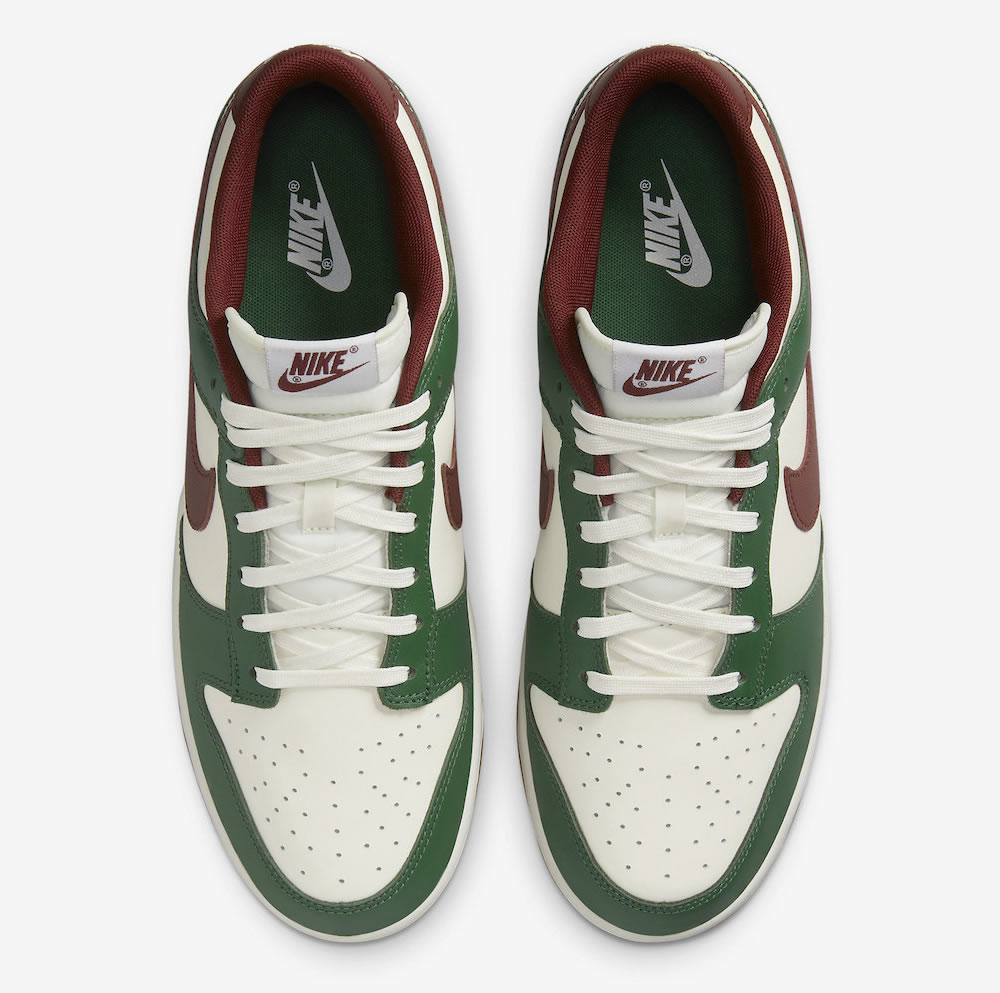 Nike Dunk Low Gorge Green Team Red Fb7160 161 2 - www.kickbulk.co