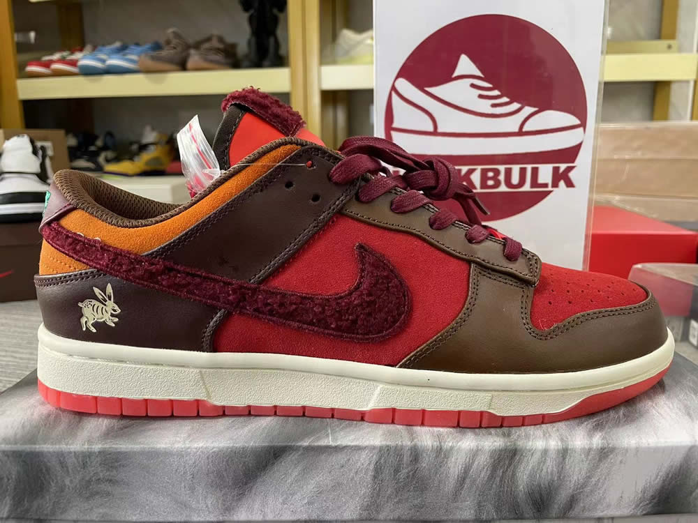 Nike Dunk Low Year Of The Rabbit Brown Orange Fd4203 661 15 - www.kickbulk.co