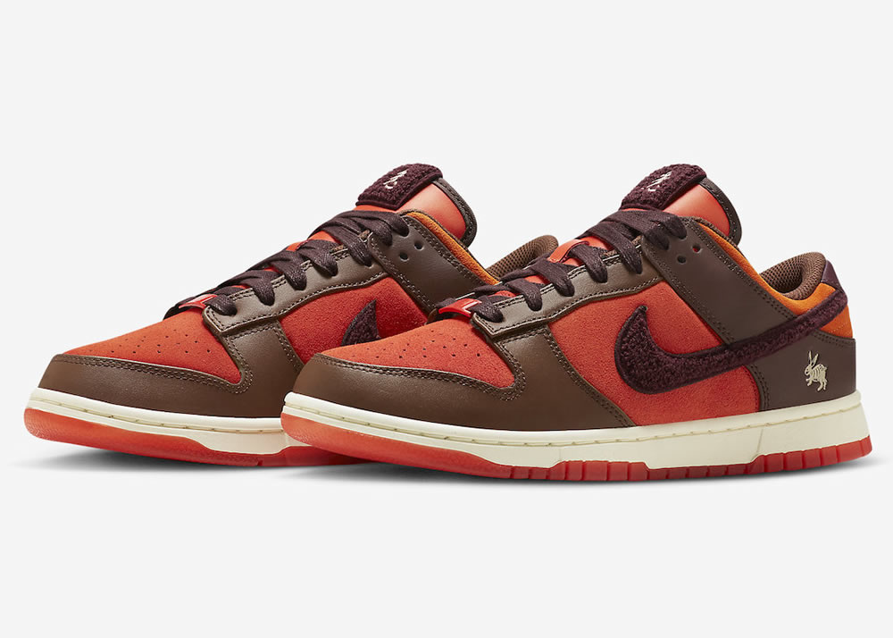 Nike Dunk Low Year Of The Rabbit Brown Orange Fd4203 661 3 - www.kickbulk.co