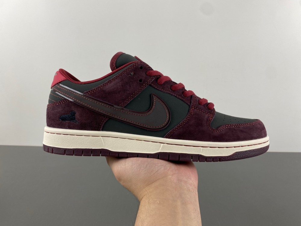 Riot Skateshop Dunk Low Sb Mahogany Dark Beetroot Fz1289 200 5 - www.kickbulk.co