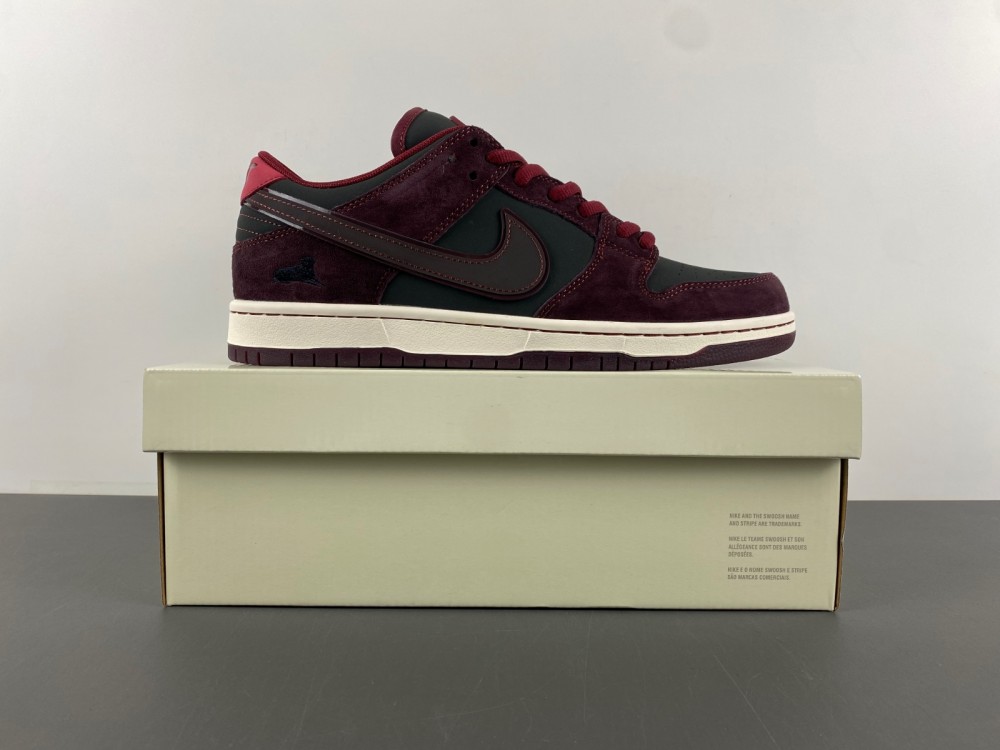 Riot Skateshop Dunk Low Sb Mahogany Dark Beetroot Fz1289 200 9 - www.kickbulk.co