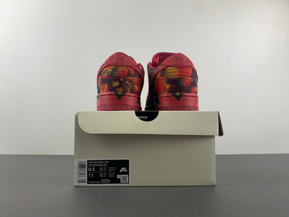 The Wizard Of Oz Dunk Low Sb Poppy Field Fz1291 600 11 - www.kickbulk.co