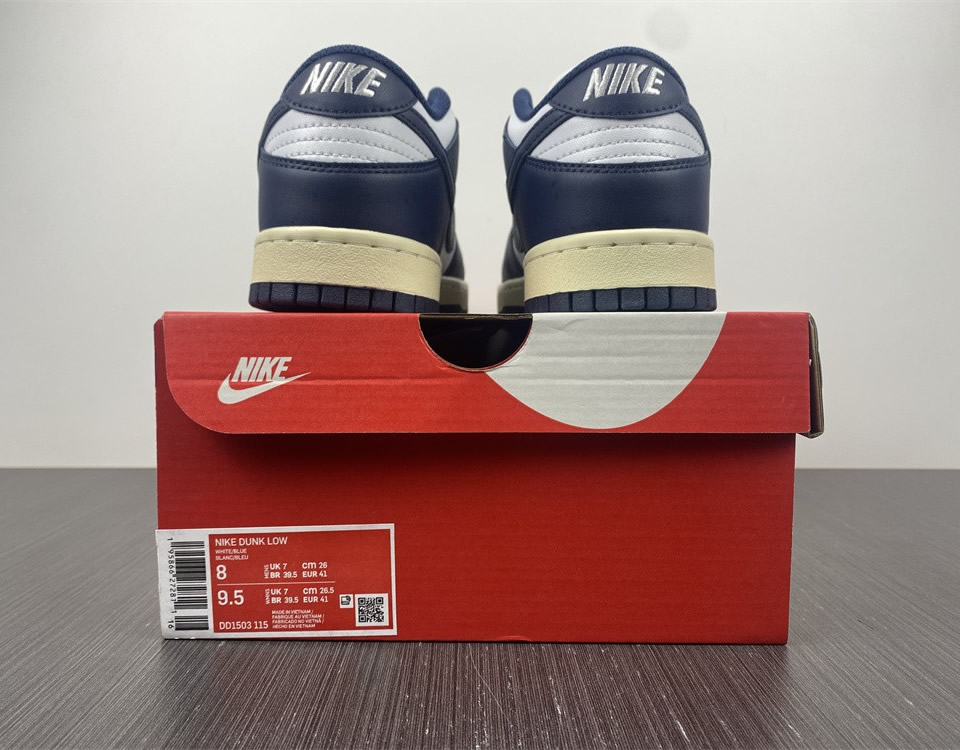 Nike Dunk Low Vintage Navy Dd1503 115 13 - www.kickbulk.co