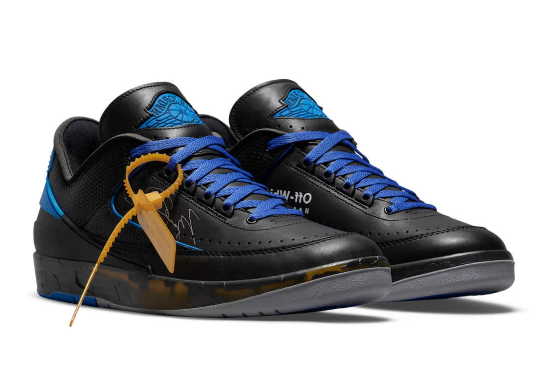 Off White Air Jordan 2 Retro Low Sp Black Royal Dj4375 004 3 - www.kickbulk.co