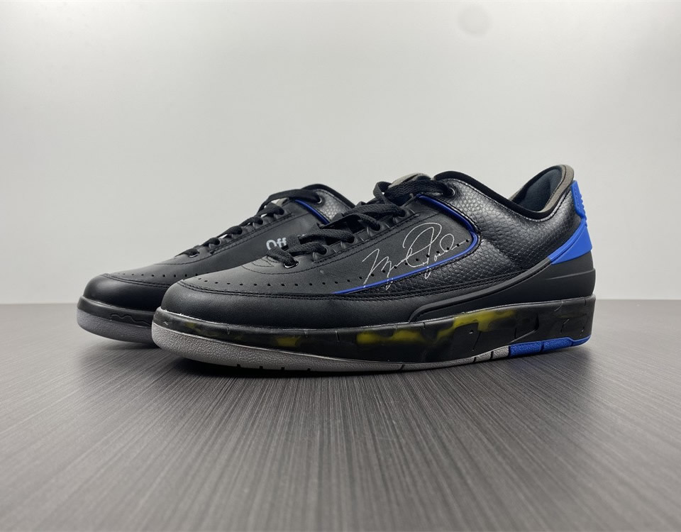 Off White Air Jordan 2 Retro Low Sp Black Royal Dj4375 004 7 - www.kickbulk.co