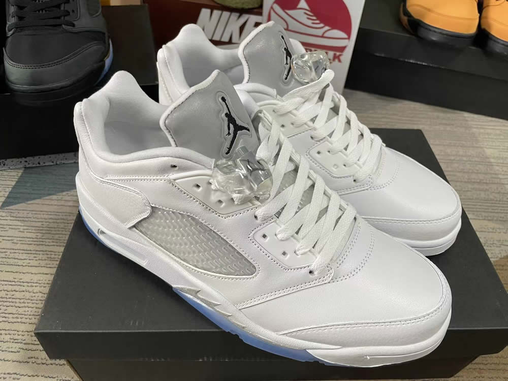 Air Jordan 5 Retro Low Gs White Wolf Grey 819172 122 3 - www.kickbulk.co