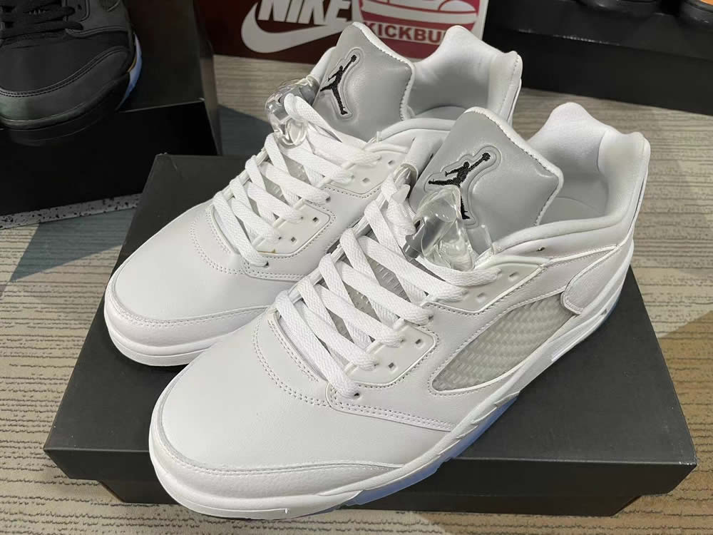 Air Jordan 5 Retro Low Gs White Wolf Grey 819172 122 4 - www.kickbulk.co
