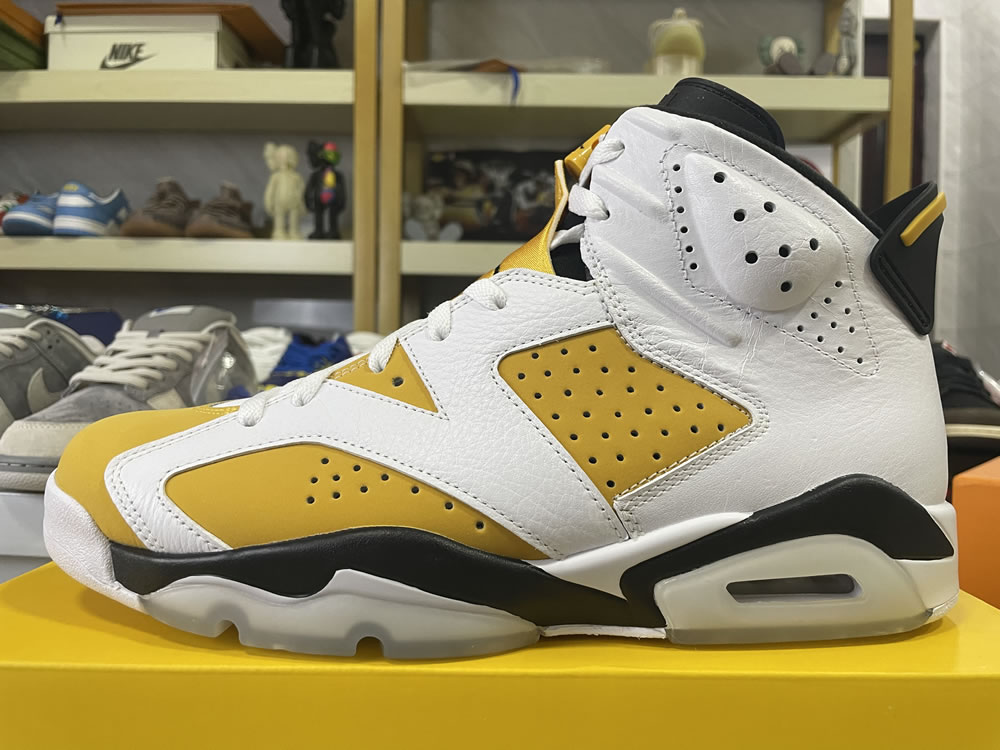 Air Jordan 6 Retro Yellow Ochre Ct8529 170 9 - www.kickbulk.co