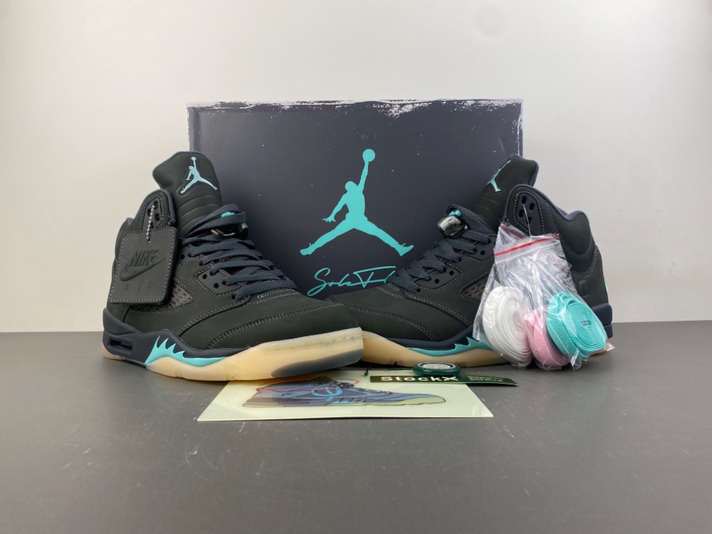 Solefly Jordan 5 Retro Black Aurora Green Iu0734 001 8 - www.kickbulk.co