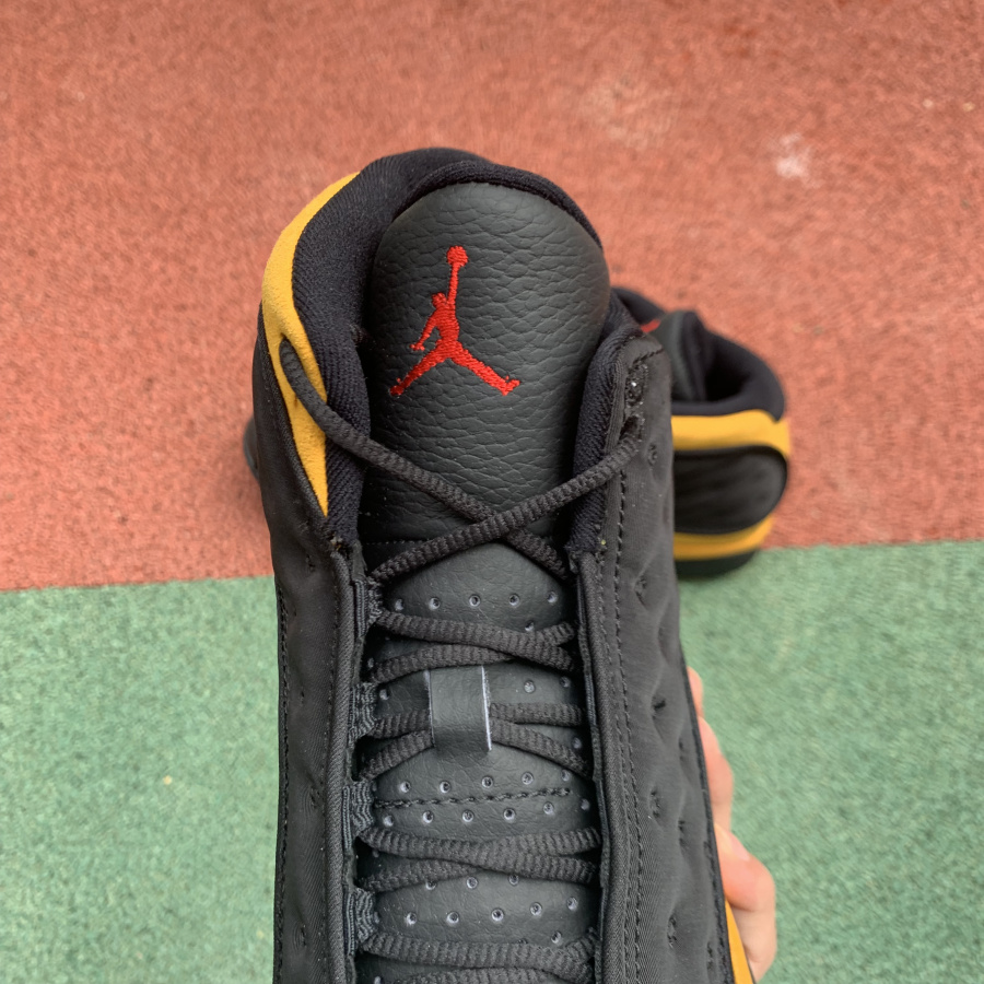 Nike Air Jordan 13 Melo Class Of 2002 Black Yellow Gold 414571 035 13 - www.kickbulk.co