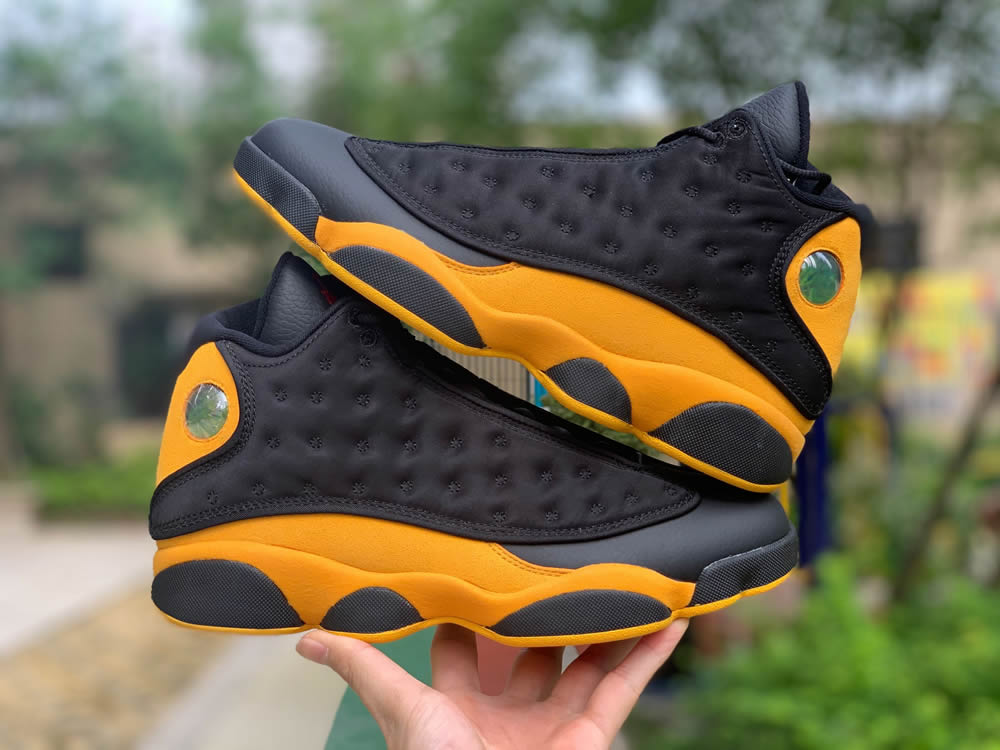 Nike Air Jordan 13 Melo Class Of 2002 Black Yellow Gold 414571 035 7 - www.kickbulk.co