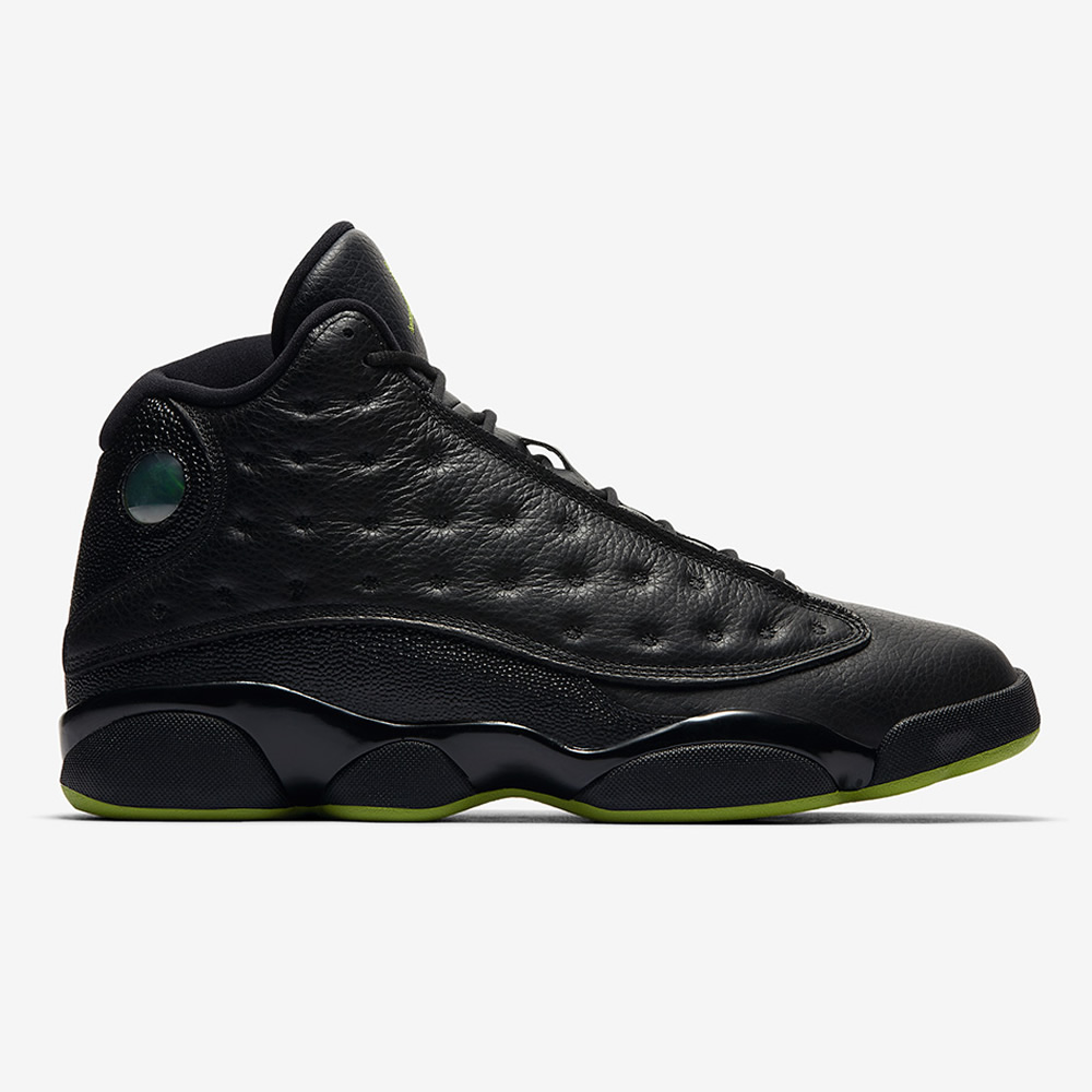 Nike The Air Jordan 1 UNC Leather Altitude Black Green 414571 042 4 - www.kickbulk.co