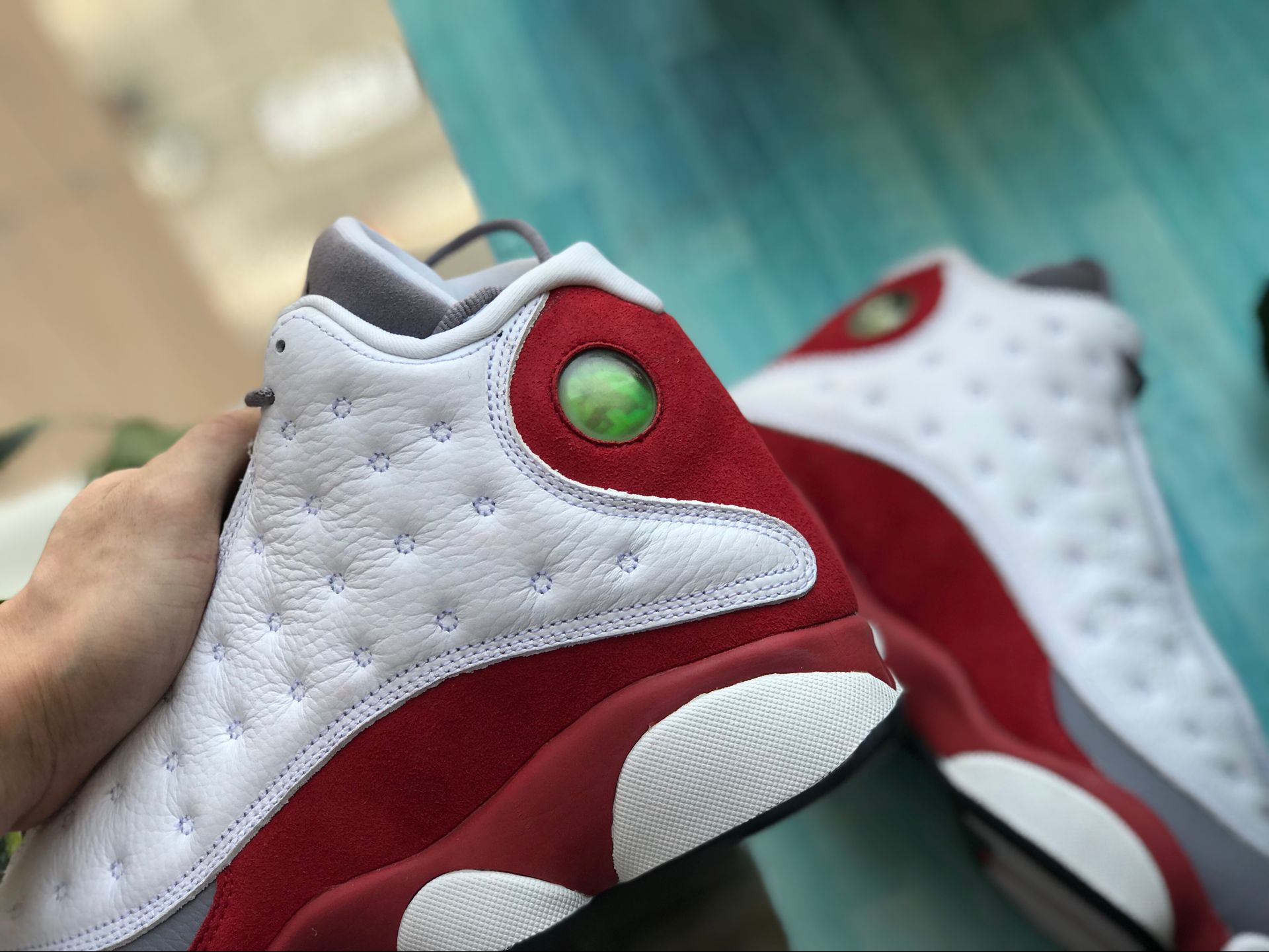 Nike Air Jordan 13 Retro Cement Grey Toe 414571 126 18 - www.kickbulk.co