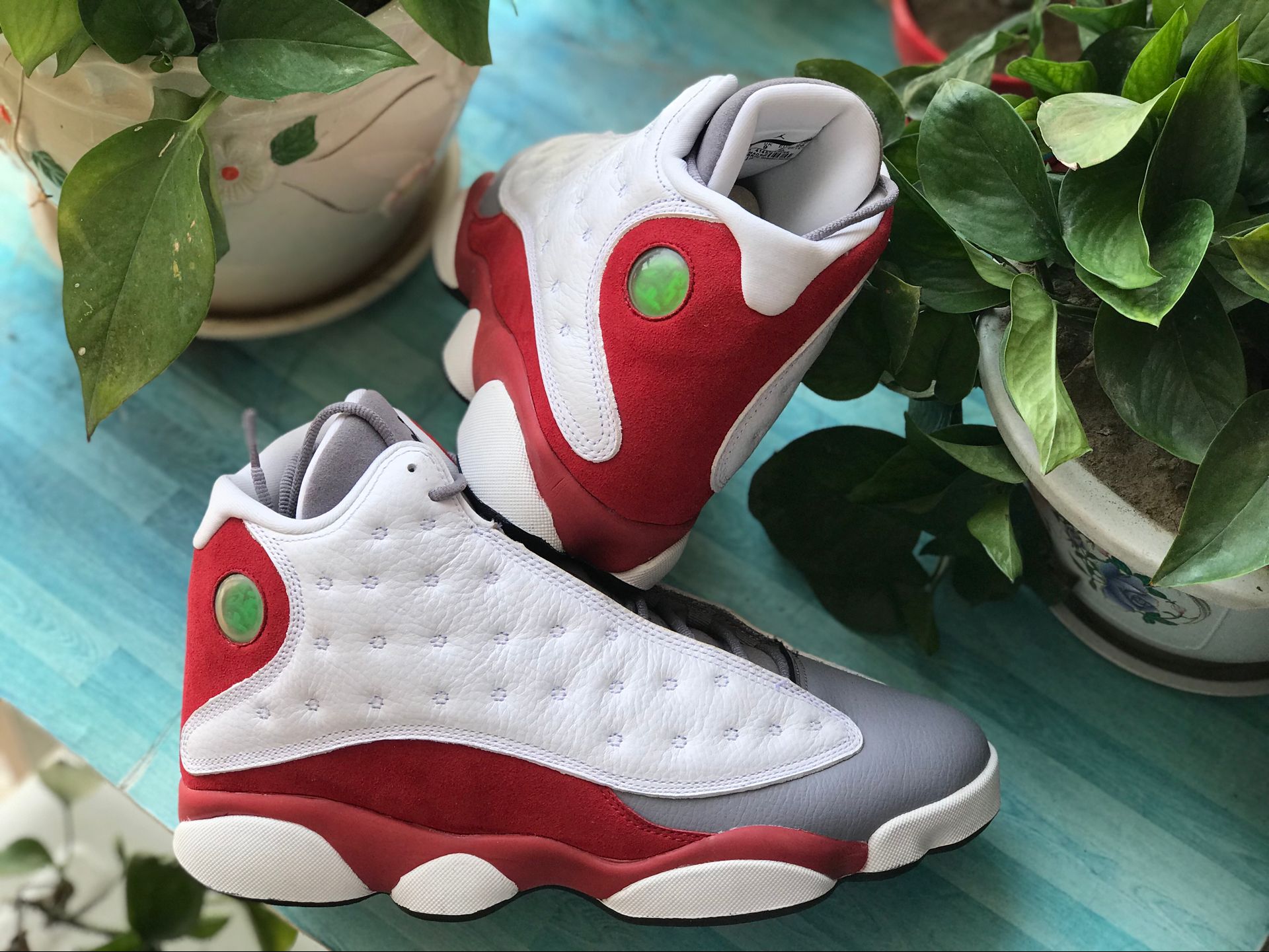 Nike Air Jordan 13 Retro Cement Grey Toe 414571 126 7 - www.kickbulk.co