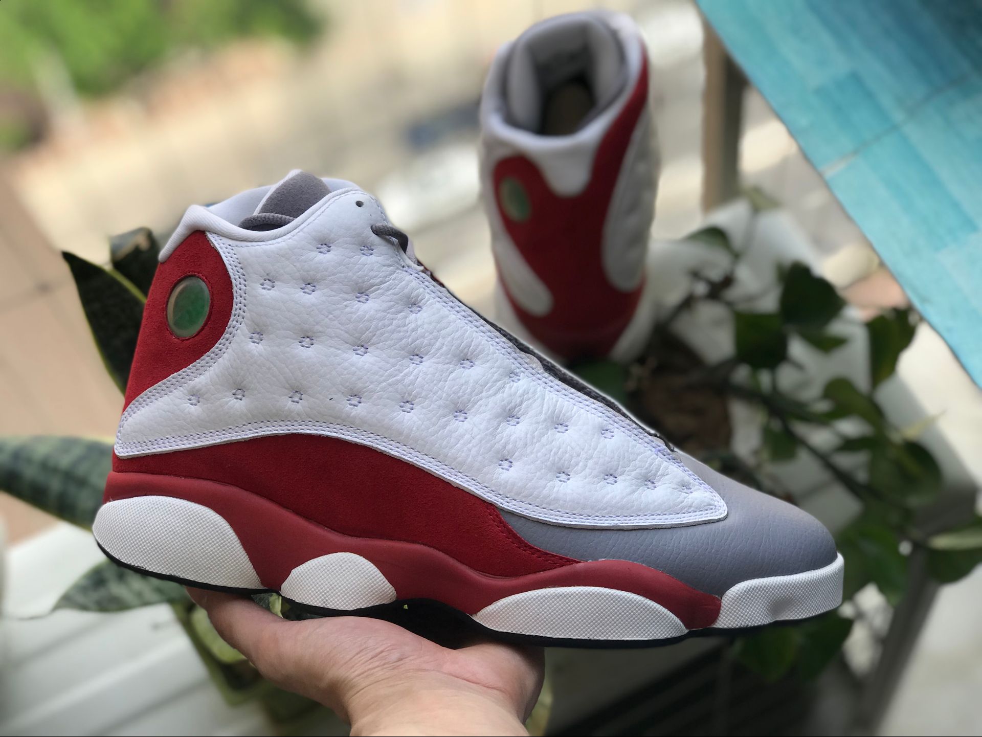 Nike Air Jordan 13 Retro Cement Grey Toe 414571 126 9 - www.kickbulk.co