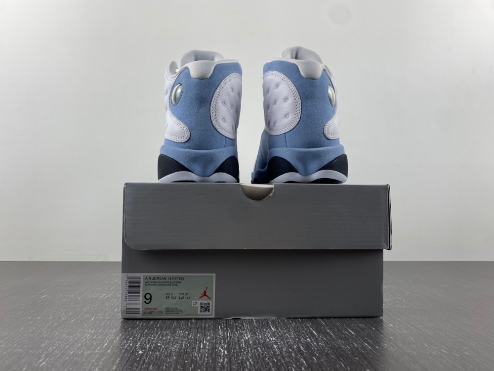 Air Jordan 13 Retro Blue Grey 414571 170 9 - www.kickbulk.co