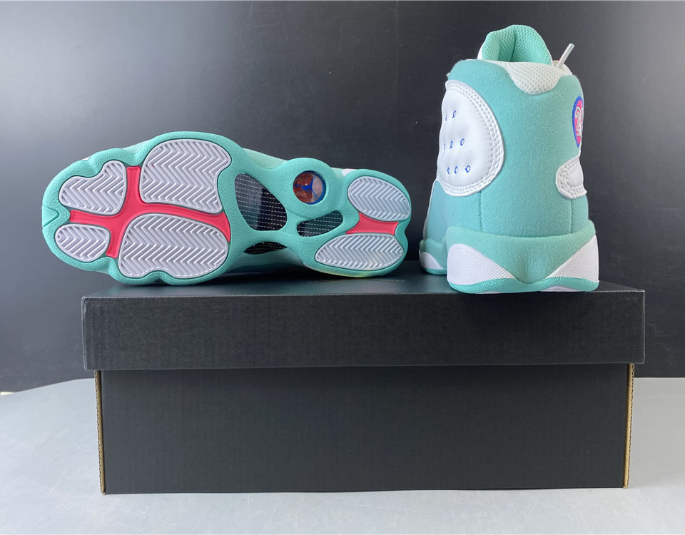 Air Jordan 13 Retro Gs Aurora Green 439358 100 18 - www.kickbulk.co