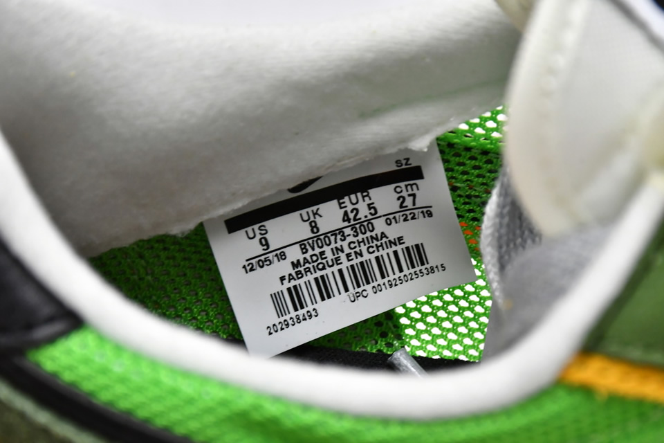 Sacai Nike Ldwaffle Green Gusto Bv0073 300 15 - www.kickbulk.co