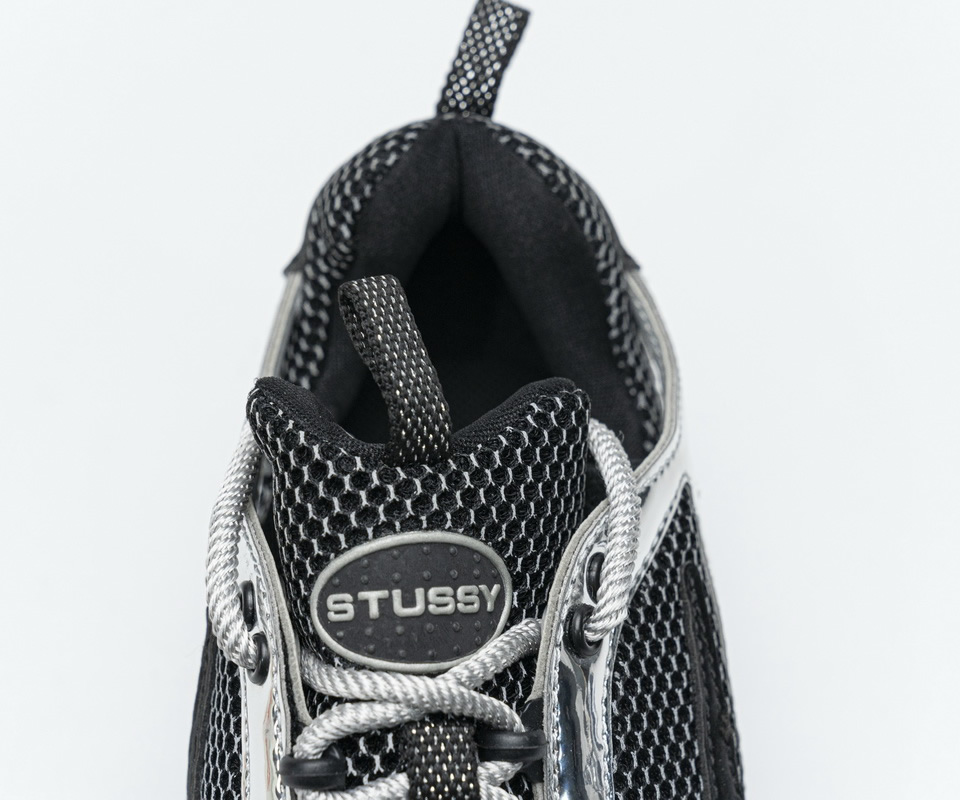 Stussy Nike Air Zoom Spiridon Cage 2 Black Silver Cu1854 001 10 - www.kickbulk.co