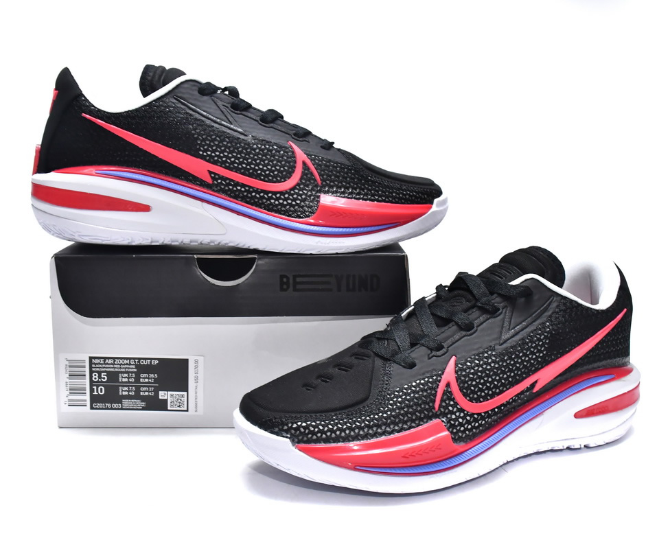 Nike Air Zoom Gt Cut Ep Black Fusion Red Cz0176 003 3 - www.kickbulk.co