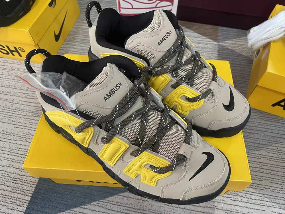 Ambush Air More Uptempo Low Limestone Fb1299 200 9 - www.kickbulk.co