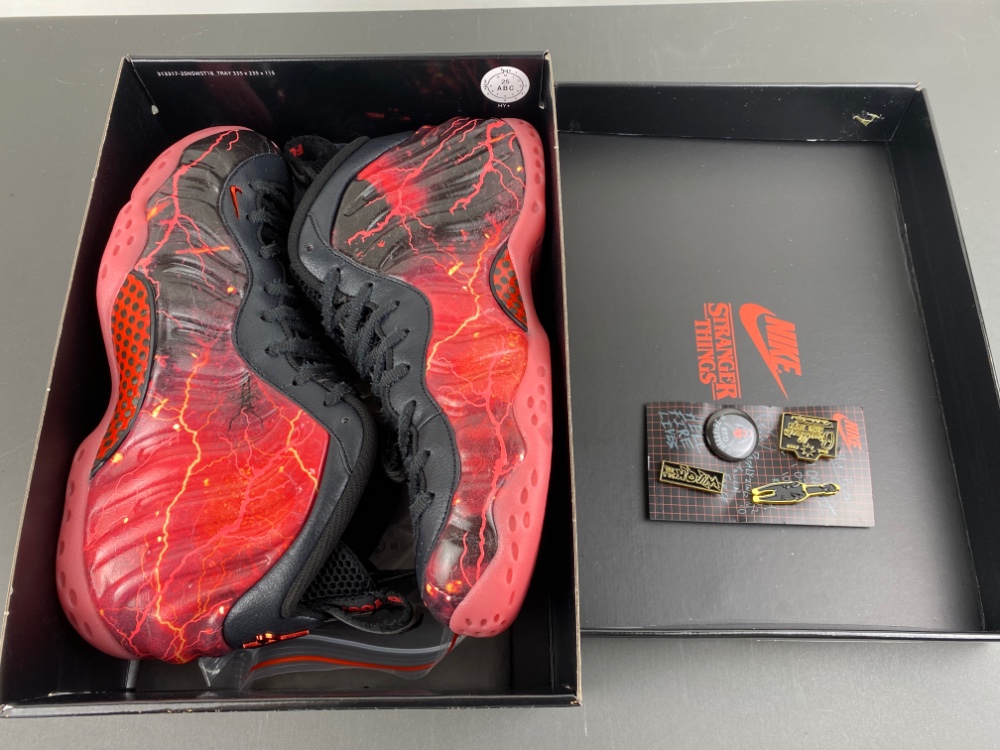 Stranger Things Nike Air Foamposite One Premium Qs Black Bright Crimson Ir7336 001 16 - www.kickbulk.co