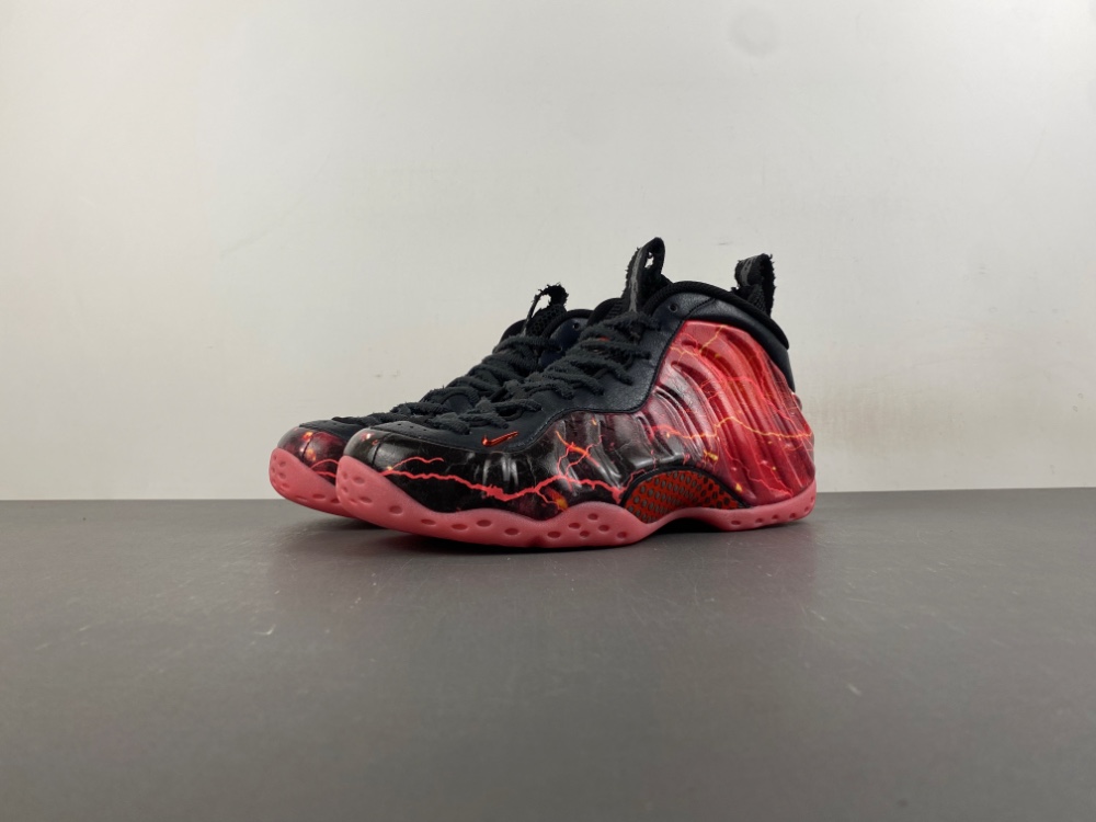 Stranger Things Nike Air Foamposite One Premium Qs Black Bright Crimson Ir7336 001 6 - www.kickbulk.co