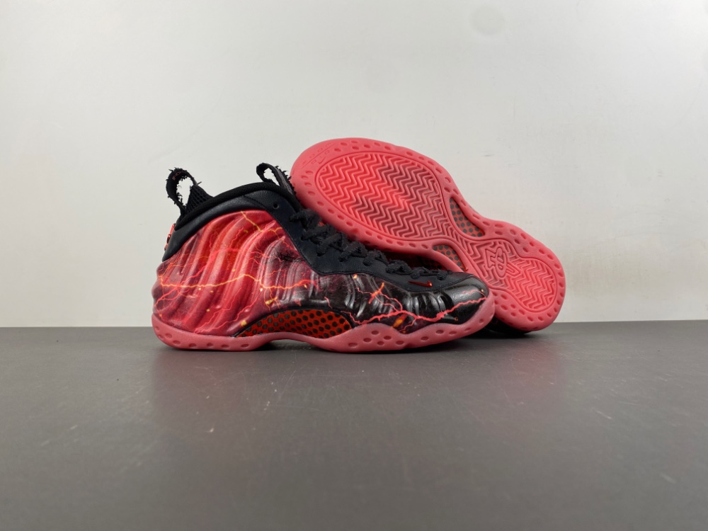 Stranger Things Nike Air Foamposite One Premium Qs Black Bright Crimson Ir7336 001 8 - www.kickbulk.co