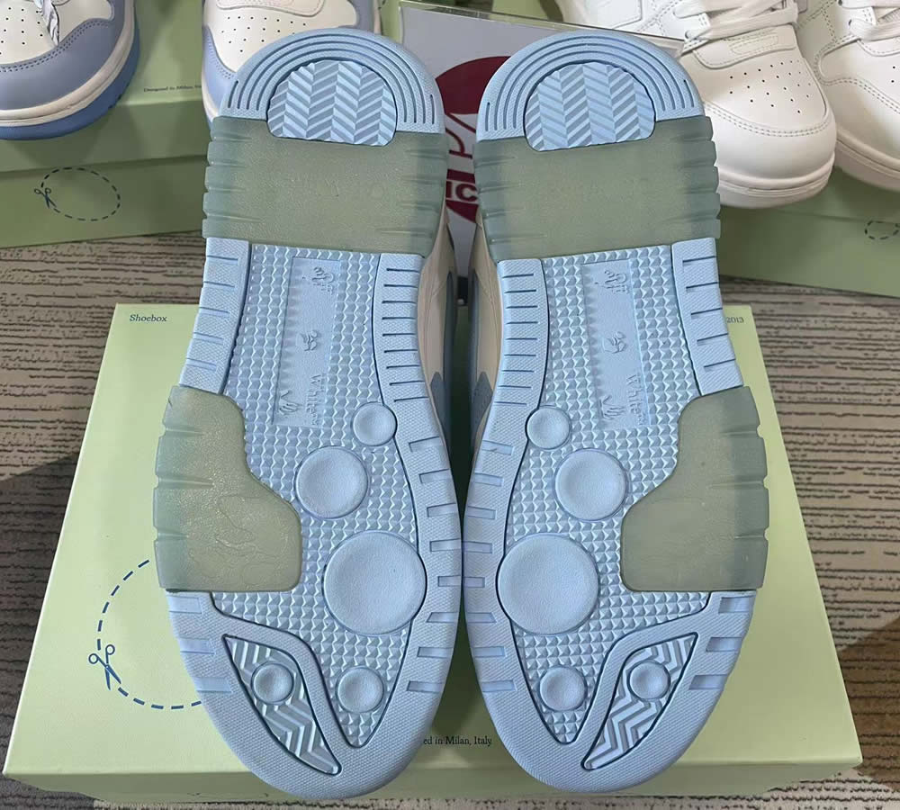 Off White White Blue Out Of Office Ooo Sneakers 222607m237011 12 - www.kickbulk.co