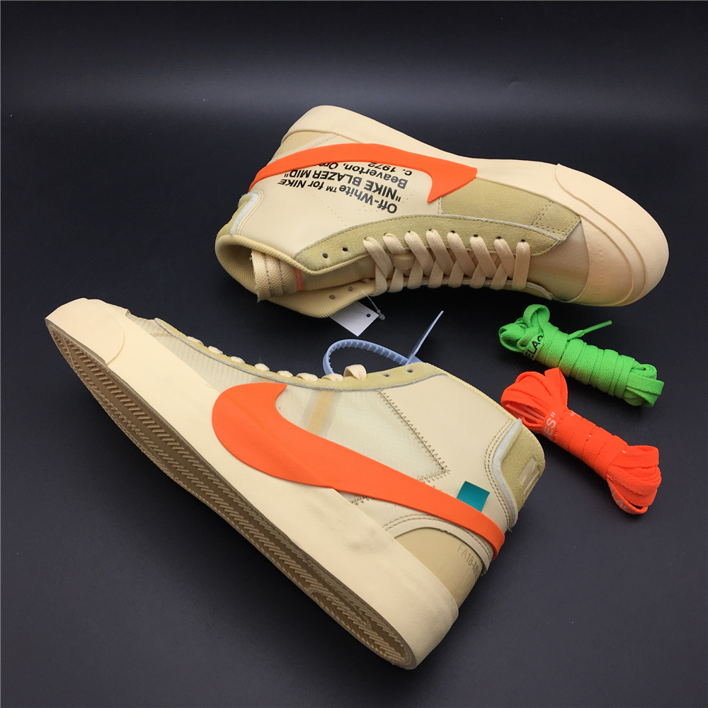 Off White X Nike Blazer Orange Spooky Pack Aa3832 700 34 - www.kickbulk.co