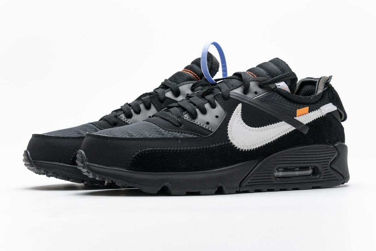 Off White X Nike Air Max 90 Black Aa7293 001 13 - www.kickbulk.co