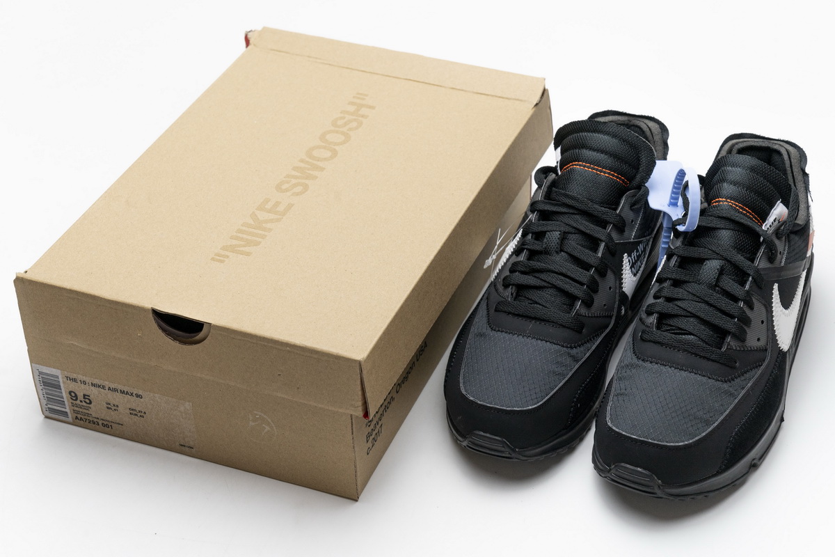 Off White X Nike Air Max 90 Black Aa7293 001 17 - www.kickbulk.co