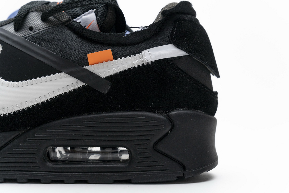 Off White X Nike Air Max 90 Black Aa7293 001 18 - www.kickbulk.co