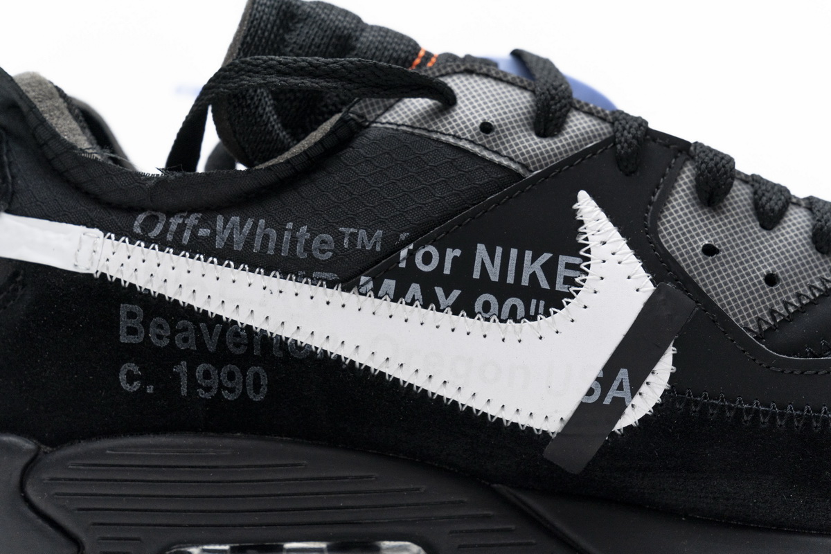 Off White X Nike Air Max 90 Black Aa7293 001 19 - www.kickbulk.co