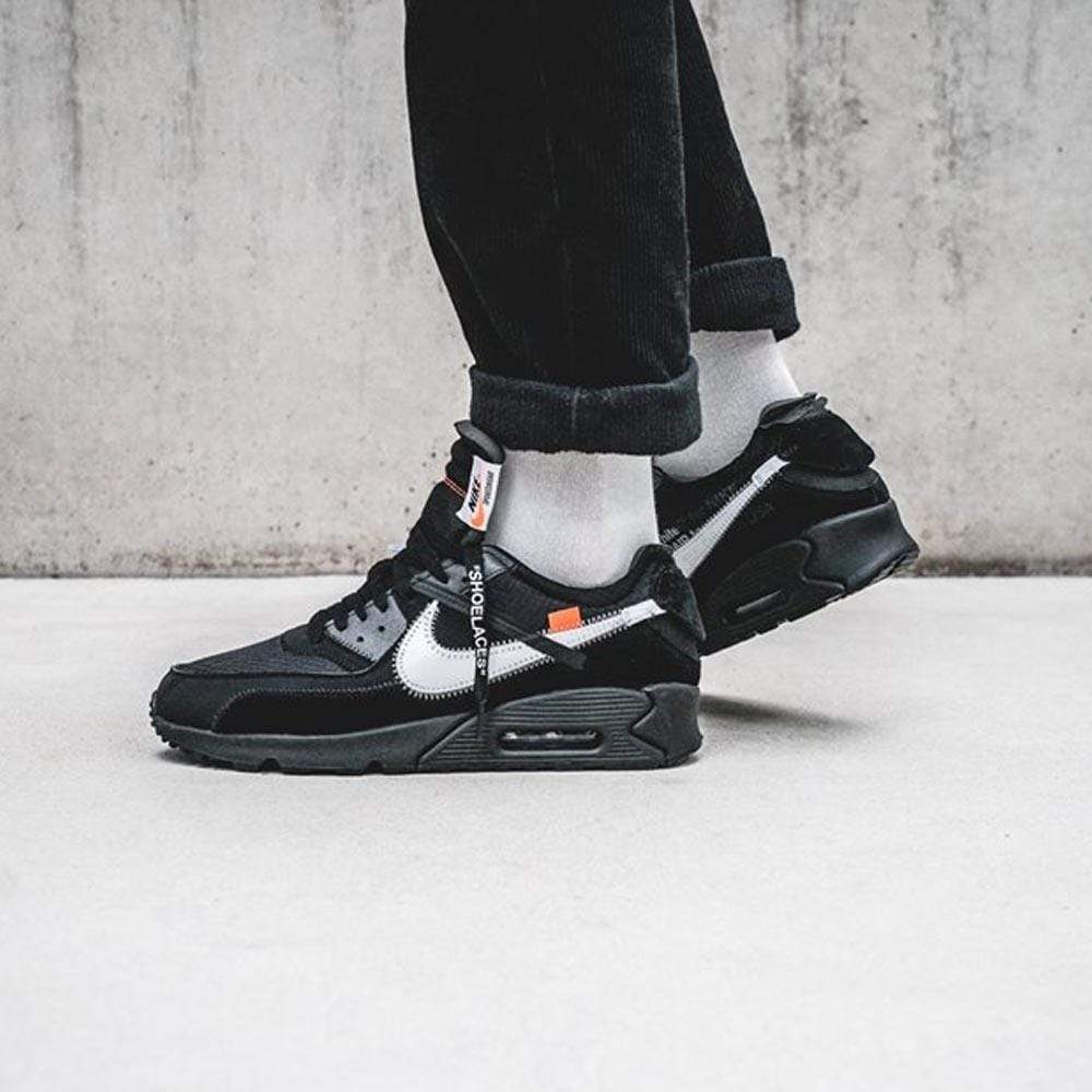 Off White X Nike Air Max 90 Black Aa7293 001 6 - www.kickbulk.co