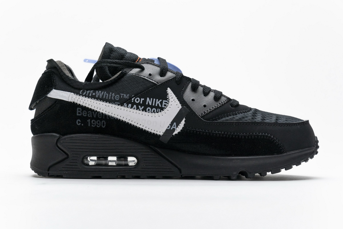 Off White X Nike Air Max 90 Black Aa7293 001 9 - www.kickbulk.co