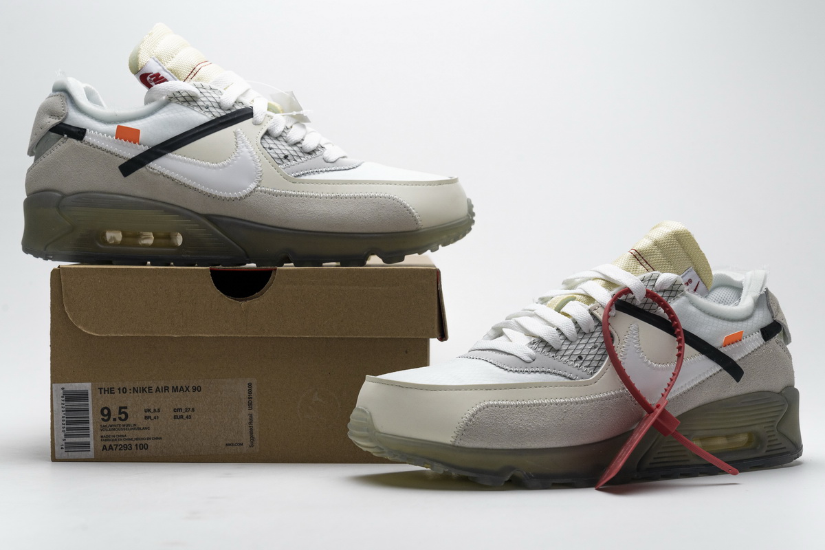 Off White X Nike Air Max 90 White Aa7293 100 11 - www.kickbulk.co