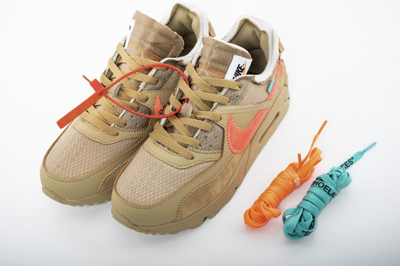 Off White X Nike Air Max 90 Desert Ore Aa7293 200 10 - www.kickbulk.co