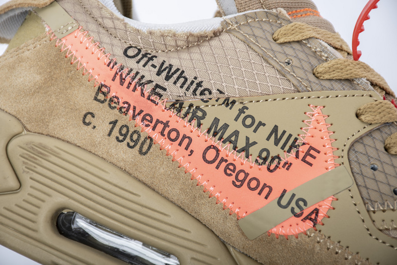 Off White X Nike Air Max 90 Desert Ore Aa7293 200 16 - www.kickbulk.co