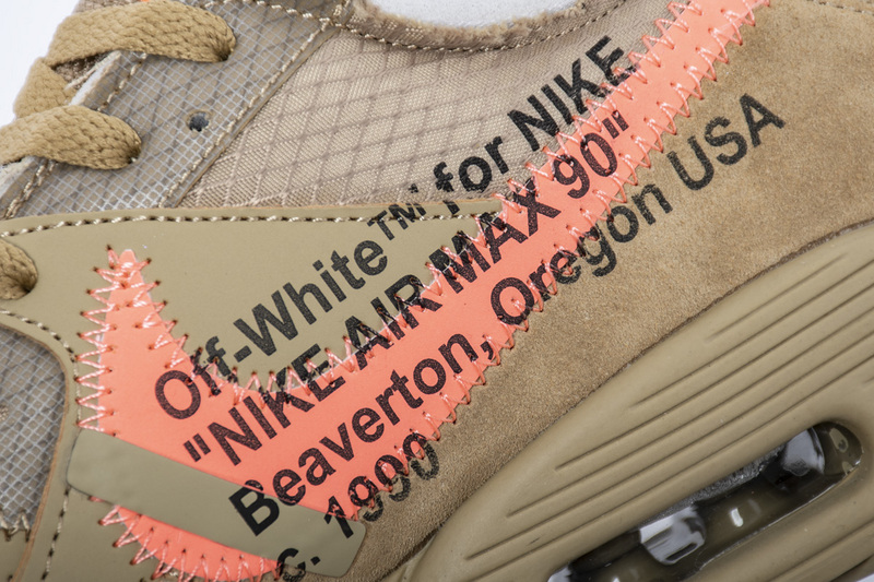 Off White X Nike Air Max 90 Desert Ore Aa7293 200 18 - www.kickbulk.co