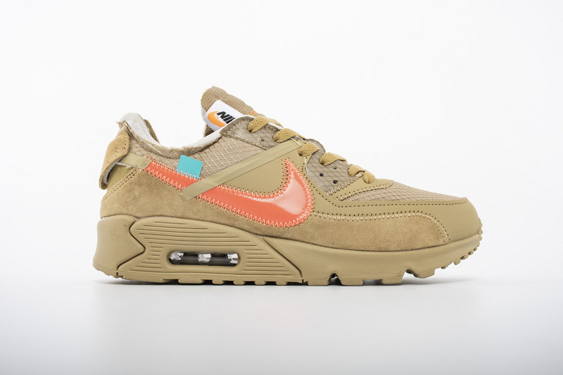 Off White X Nike Air Max 90 Desert Ore Aa7293 200 8 - www.kickbulk.co