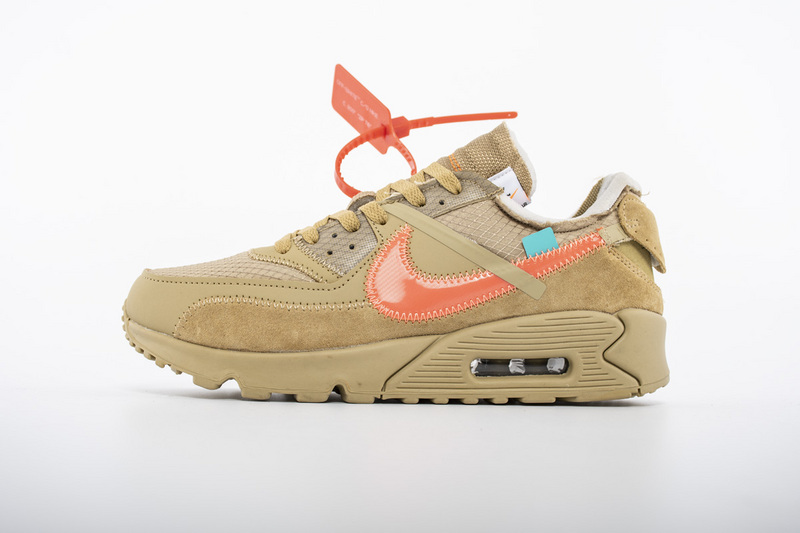 Off White X Nike Air Max 90 Desert Ore Aa7293 200 9 - www.kickbulk.co