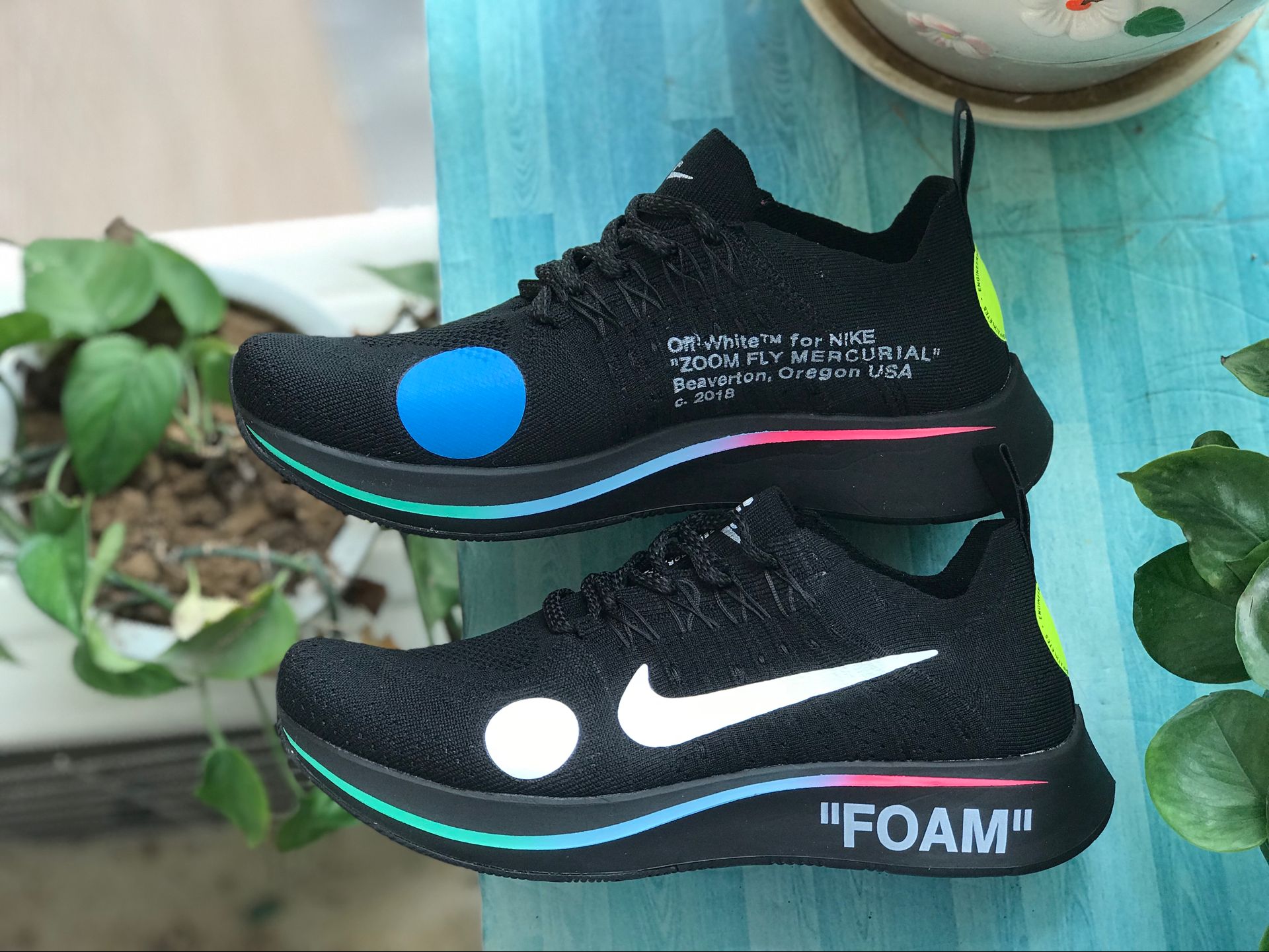 Off White X Nike Zoom Fly Mercurial Flyknit Black Ao2115 001 11 - www.kickbulk.co