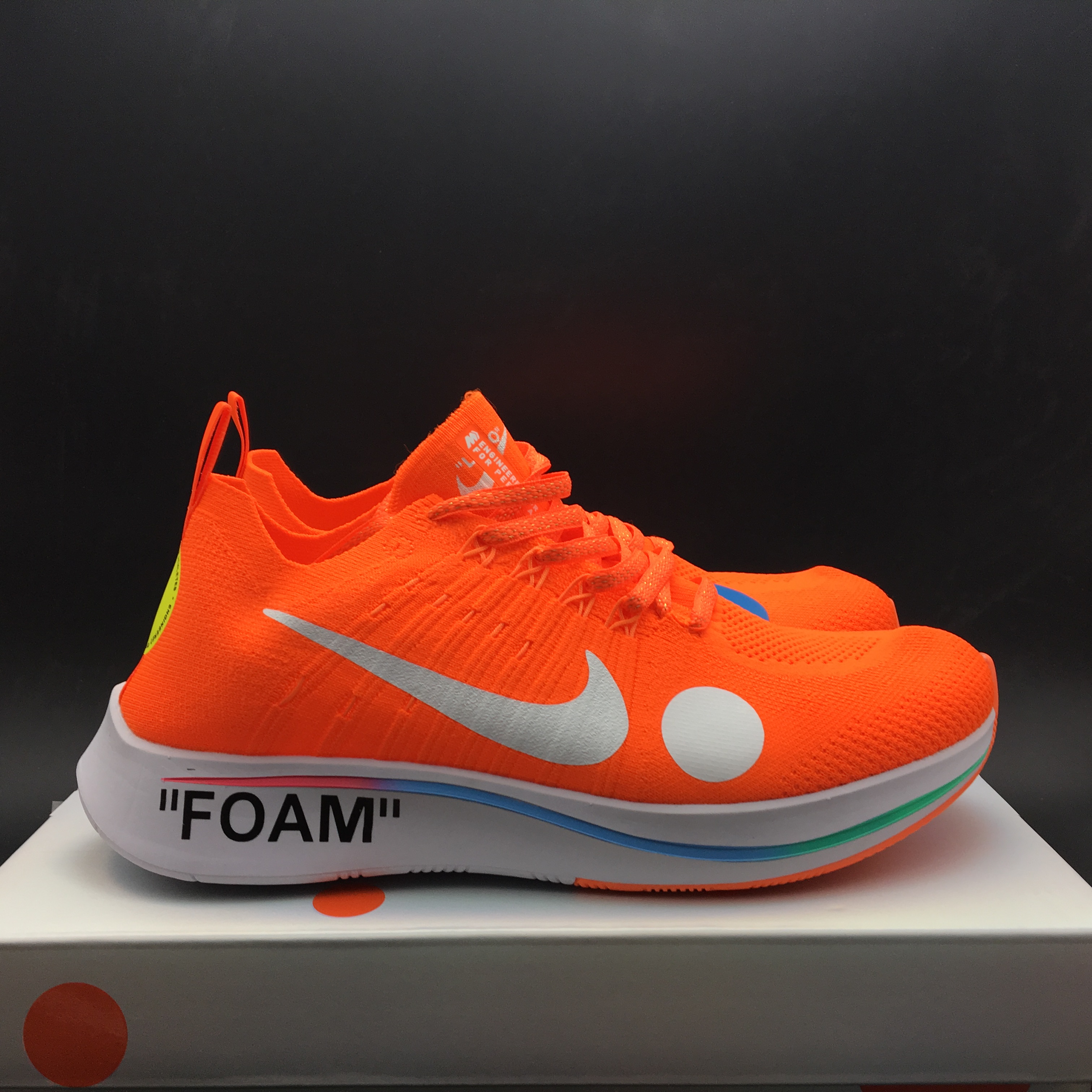 Off-White X Nike Zoom Fly Mercurial Flyknit Total Orange AO2115-800