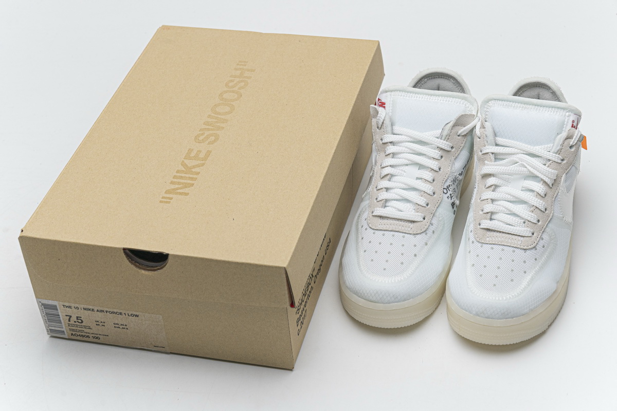 Off White X Nike Air Force 1 Low White Ao4606 100 9 - www.kickbulk.co