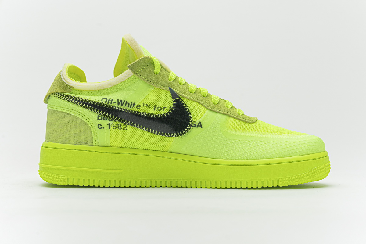 Off White X Nike Air Force 1 Volt Ao4606 700 14 - www.kickbulk.co